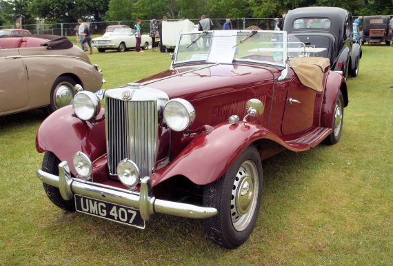 MG TD at Tain Show in 2016